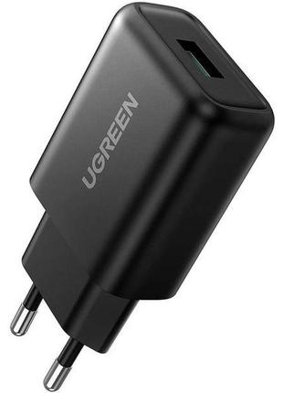 Зарядное устройство для ugreen cd122/70273 usb 3a универсальный черный