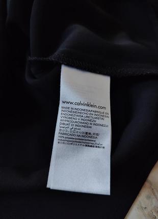 Calvin klein чорна блуза, чорна блузка calvin klein6 фото