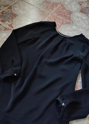 Calvin klein чорна блуза, чорна блузка calvin klein3 фото