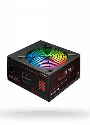 Блок питания 750w chieftec photon ctg-750c-rgb 120mm atx 24pin modular retail box