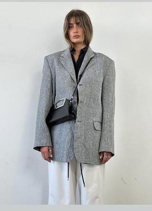 Стильный 💯 льняной жакет max mara s
