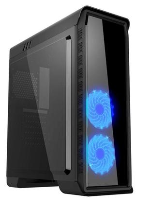 Корпус комп'ютерний atx gamemax elysium black без блока живлення/mini-tower чорний