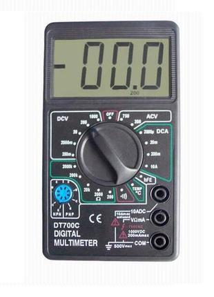 Мультиметр dt 700c со звуком и термометром