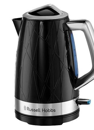 Електрочайник russell hobbs structure 1.7л дисковий 2400вт чорний (28081-70)