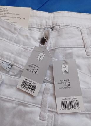Белые джинсы скинни фит 38 и 44 размеры.4 фото