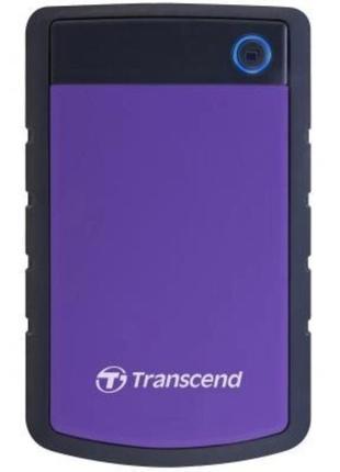 Портативний жорсткий диск transcend storejet 4tb 25h3 / usb 3.1 фіолетовий (ts4tsj25h3p)