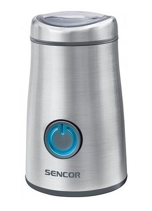 Кофемолка sencor scg 3050ss 150 вт/50г стальной (scg3050ss)