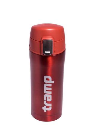 Термос 0,35 л красный металлик tramp trc-106-red