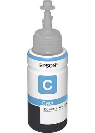 Чернила для картриджа epson c13t67324a l800 ink bottle 70ml синий