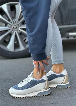 Женские зимние кроссовки, 36-40рр. кроссовки черные, белые, серые