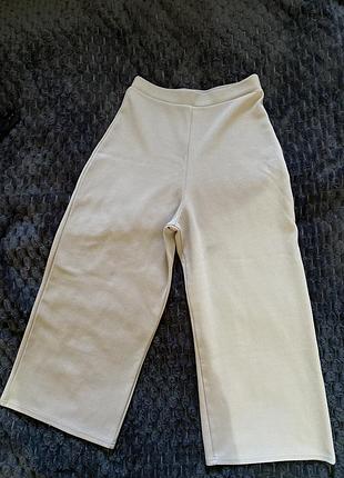 Штани палаццо кюлоти вкорочені