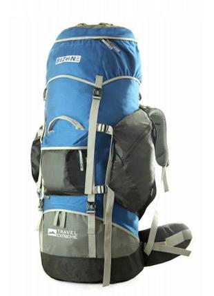Туристический экспедиционный рюкзак travel extreme bizon 100l blue
