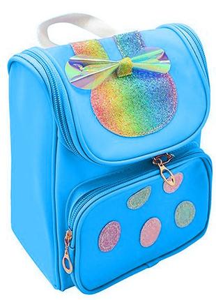 Дитячий силіконовий рюкзак stenson st01844 23х19х12см блакитний1 фото