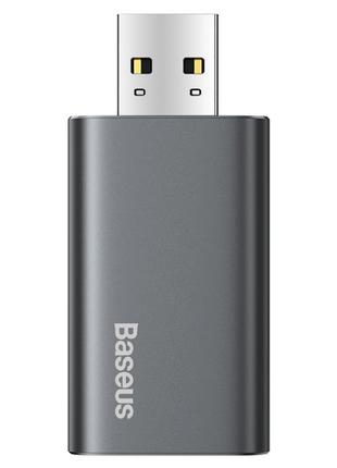 Флешка usb baseus enjoy music u-disk 16gb charging port, серая