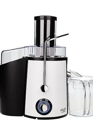 Соковыжималка центробежная adler ad 4128 1000w white/black