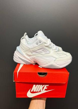 Женские кроссовки nike m2k white grey