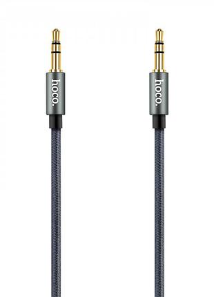 Кабель aux hoco upa03 100см mini-jack 3,5 мм; grey
