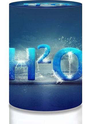 Чохол декоративний тканинний на бутель 19л аква №7