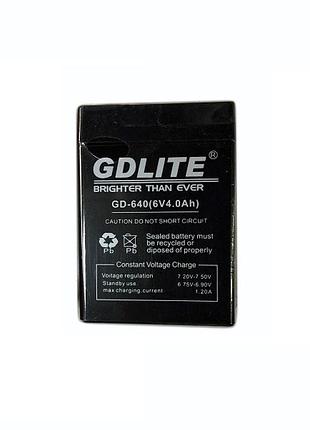 Аккумулятор батарея к ибп акб gdlite gd-640 6в 4.0ач