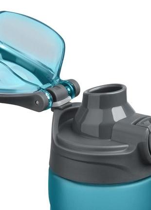 Спортивна пляшка для води ardesto зі зручною кришкою 600мл блакитний (ar2205pb)2 фото