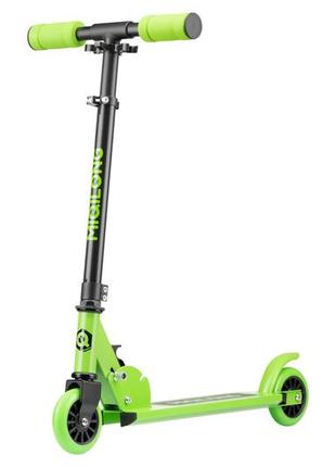 Детский двухколесный самокат miqilong cart зеленый (cart-100-green)