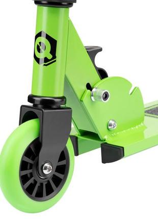 Детский двухколесный самокат miqilong cart зеленый (cart-100-green)5 фото