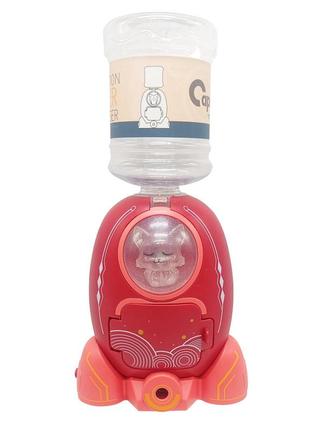 Дитяча побутова техніка "кулер" 99556(red) звук, світло, пар