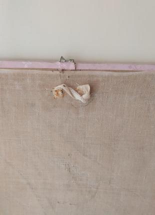 Вышивка шелком на шелке тигр. китай времен ссср