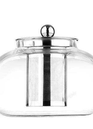 Заварочный чайник ardesto gemini teapot ar1910gm стеклянный 1л