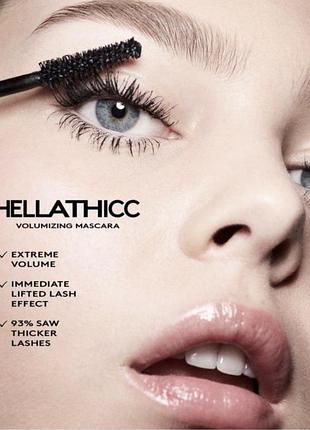 Тушь для объема стойкая кремовая fenty beauty by rihanna hella thicc 3.5 ml