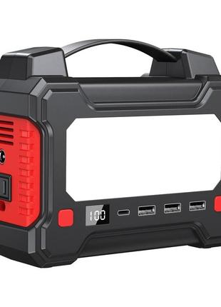 Портативная электростанция умб remax tank series 150w power station rpp-325 36000mah 3usb/type-c/dc/ac