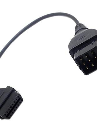 Адаптер з мамою obd2 16pin на gaz gas 12pin tad