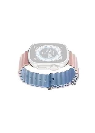 Ремешок для apple watch ocean 2-tone 38/40/41mm ocean38-24.pink-blue