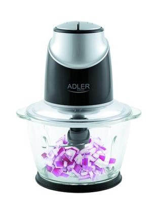 Подрібнювач зі скляною чашею adler ad 4082 550вт 1.2л