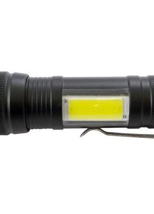Ліхтарик ручний bl 520 18650 usb charge | світлодіодний ліхтар на акумуляторі1 фото