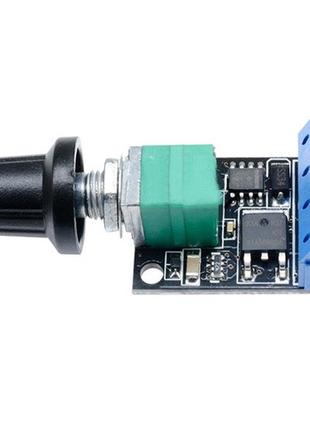 Шим регулятор скорости мотора dc 5-16в 10а mini pwm оборотов 0-99%