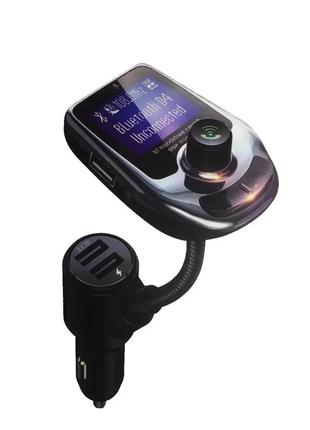 Автомобільний mp3 трансмітер fm-модулятор a30 lcd usb/aux/sd bluetooth чорний
