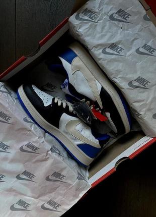 Nike air jordan 1 low travis scott x fragment2 фото