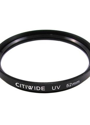 Ультрафиолетовый uv фильтр 52мм citiwide
