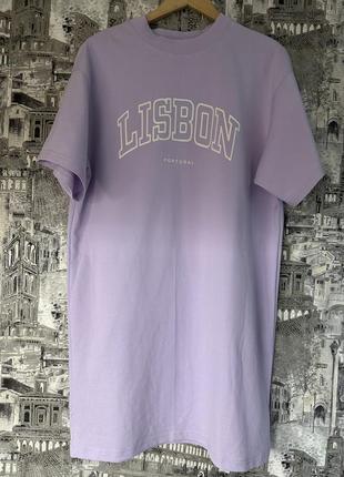 Популярна сукня - футболка лавандова lisbon