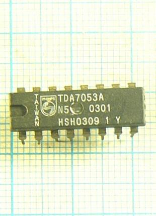 Лот: 1 × 120 ₴ = 120 ₴ tda7053a dip16 4.5...18v 2×1w 8ohm унч з регулюванням гучності tda7053