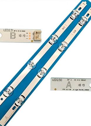 Led планка лампа подсветки жк 39, 807мм lg innotek drt 3.0 39