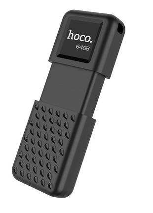 Флешка hoco usb intelligent u disk ud6 64gb, черная