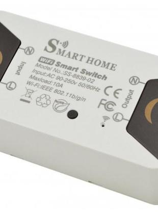 Беспроводной умный wifi выключатель smart ss-8839-02 10a реле