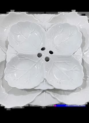 Минажница фарфоровая 10" (25.5см) stenson mc4857-10