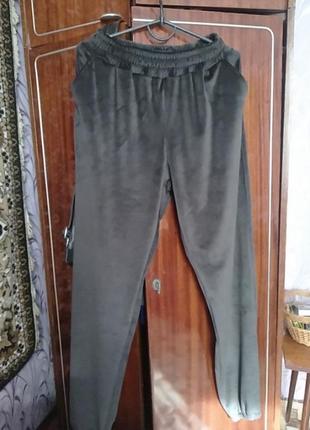 Велюровые штаны