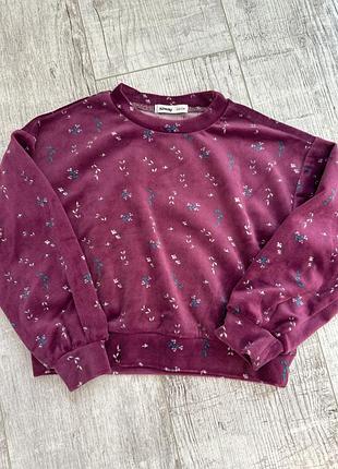 Велюровая кофточка для девочки