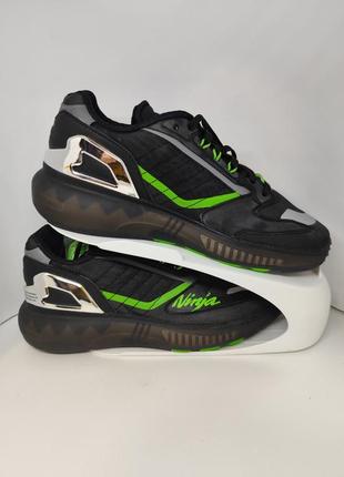 Кросівки adidas by kawasaki zx 5k boost black green (gw3359)