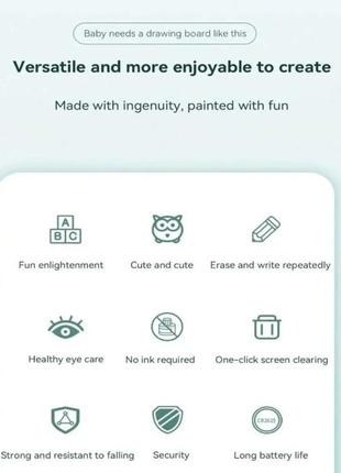 Планшет детский цветной lcd для рисования 8852 8.5" rabbit