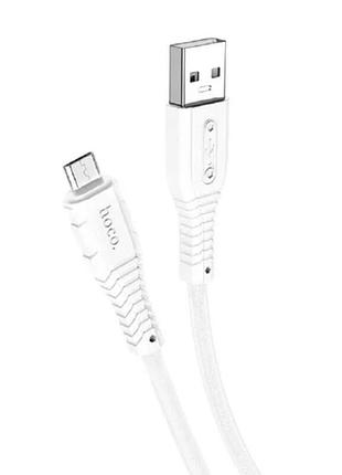 Кабель hoco usb type a-micro usb nano x67 1m 2.4a white